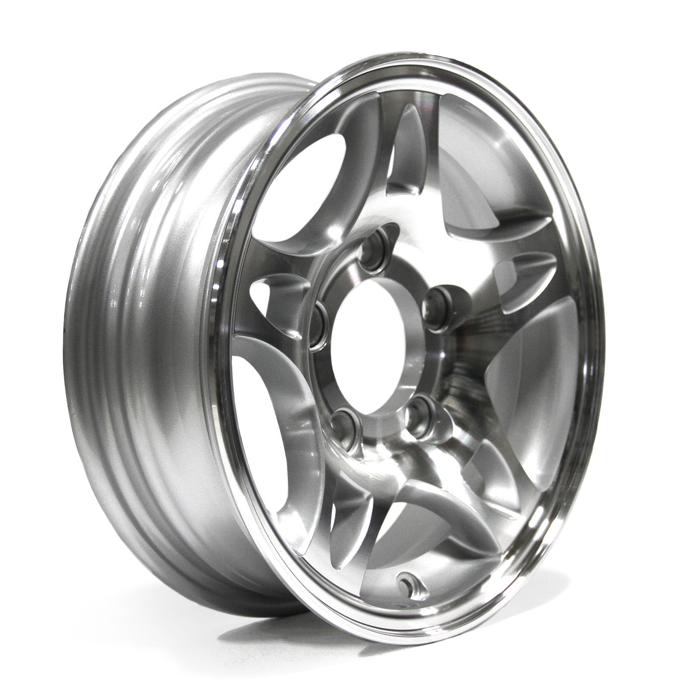 Jante 12" x 4" 5 trous 1520 lbs aluminium modèle-S5 - RecreaShop