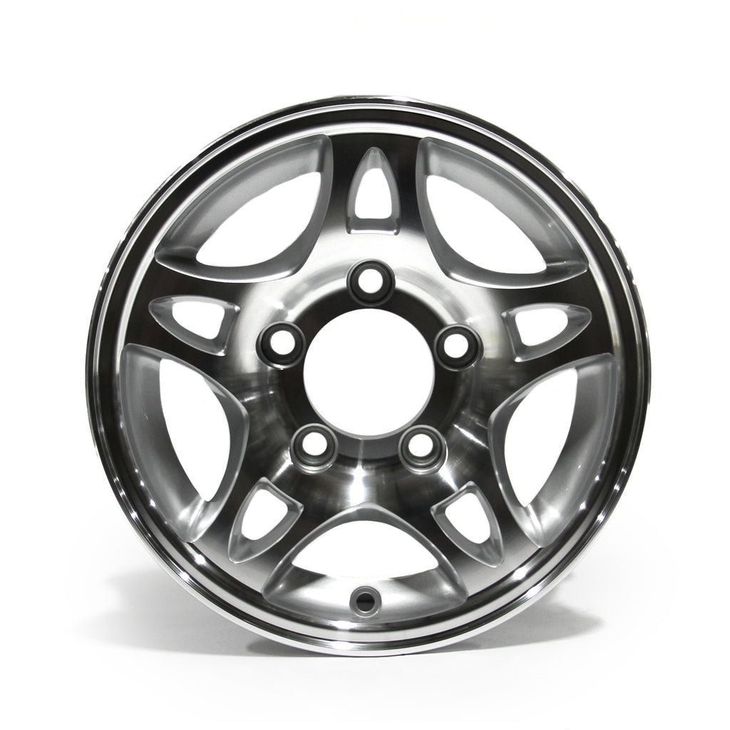 Jante 12" x 4" 5 trous 1520 lbs aluminium modèle-S5 - RecreaShop
