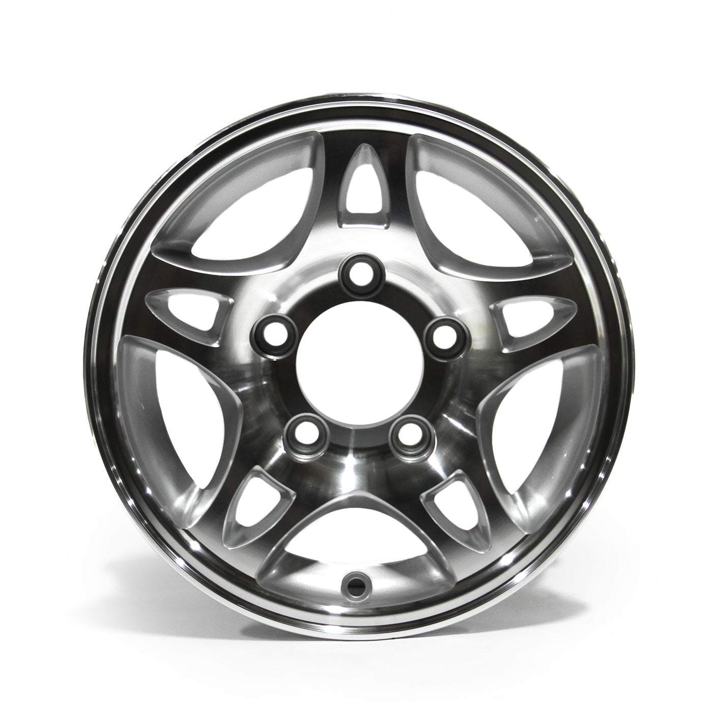 Jante 12" x 4" 5 trous 1520 lbs aluminium modèle-S5 - RecreaShop
