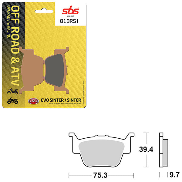 SBS EVO SINTER BRAKE PAD (6280813100)