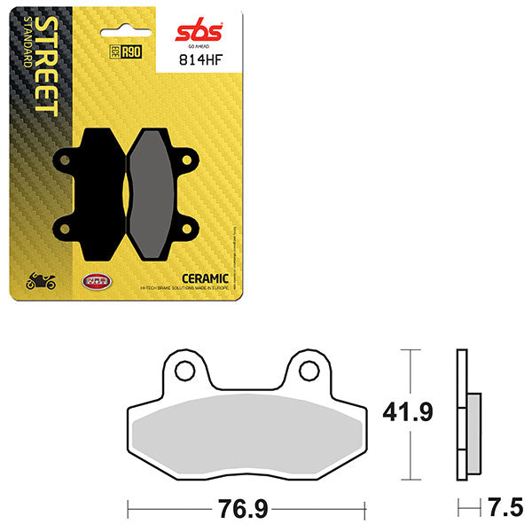 SBS ATV/UTV CERAMIC BRAKE PAD (6190814100)