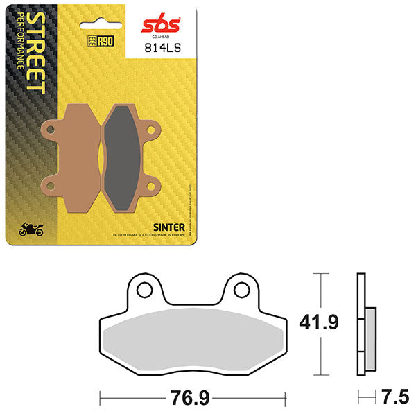 SBS PERFORMANCE LS SINTER BRAKE PAD (6260814100)