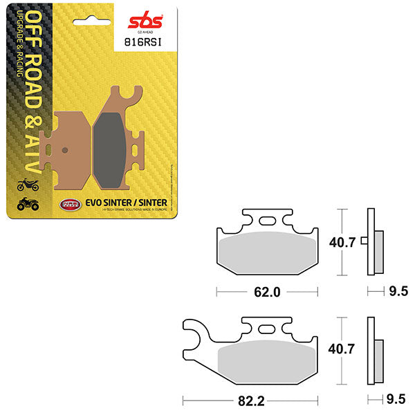 SBS EVO SINTER BRAKE PAD (6280816100)