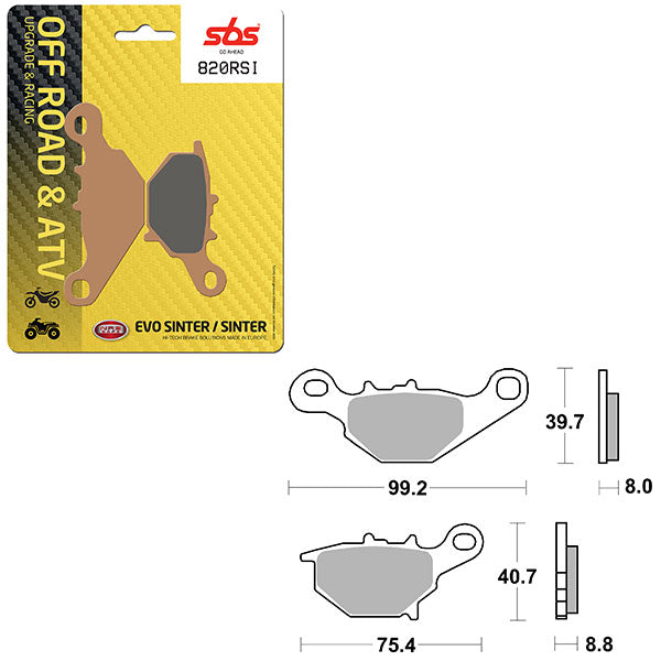 SBS EVO SINTER BRAKE PAD (6280820100)