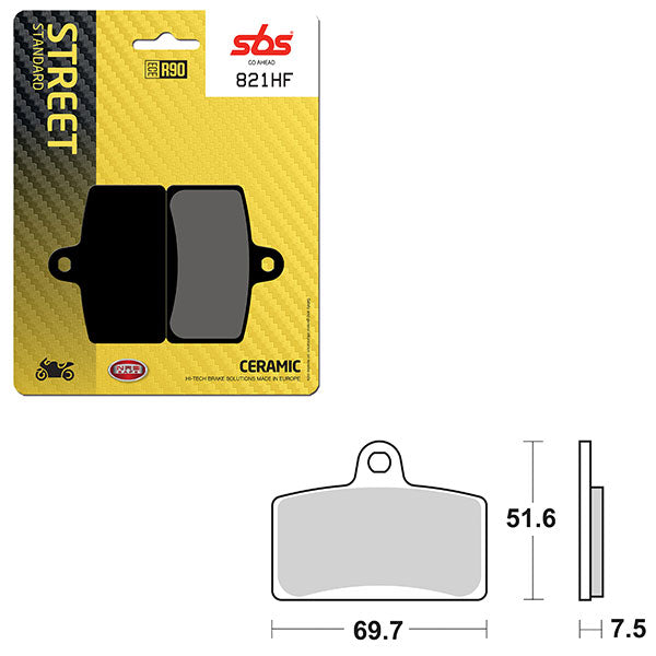 SBS ATV/UTV CERAMIC BRAKE PAD (6190821100)