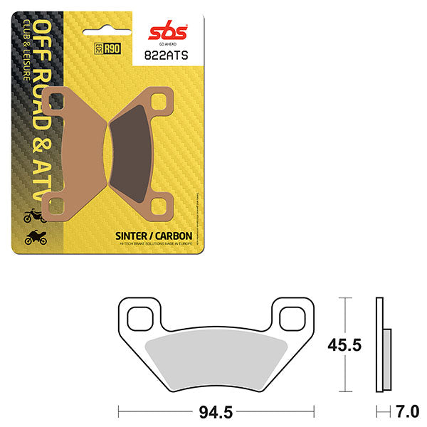 SBS SINTER BRAKE PAD (6460822100)
