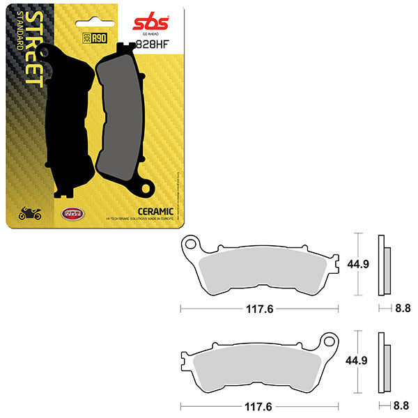 SBS ATV/UTV CERAMIC BRAKE PAD (6190828100)