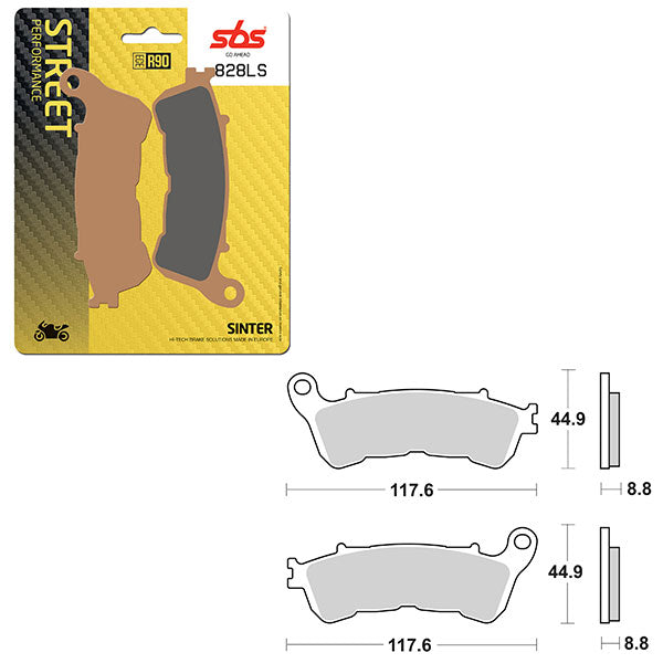 SBS PERFORMANCE LS SINTER BRAKE PAD (6260828100)