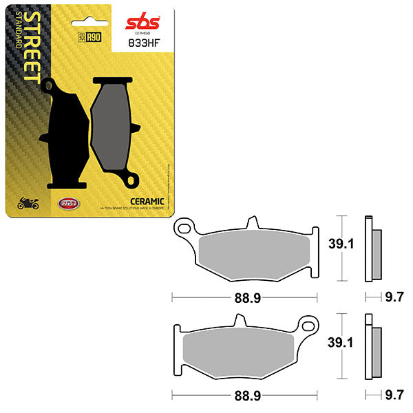SBS ATV/UTV CERAMIC BRAKE PAD (6190833100)