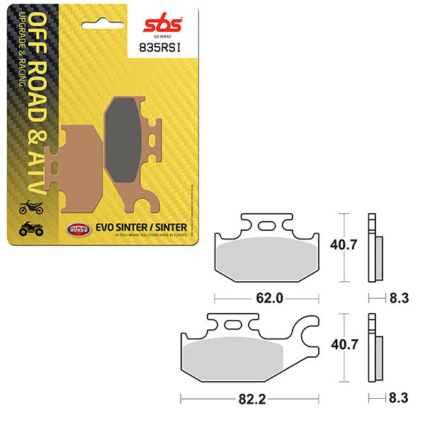 SBS EVO SINTER BRAKE PAD (6280835100)