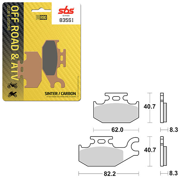 SBS ATV/UTV SINTER BRAKE PAD (6240835100)