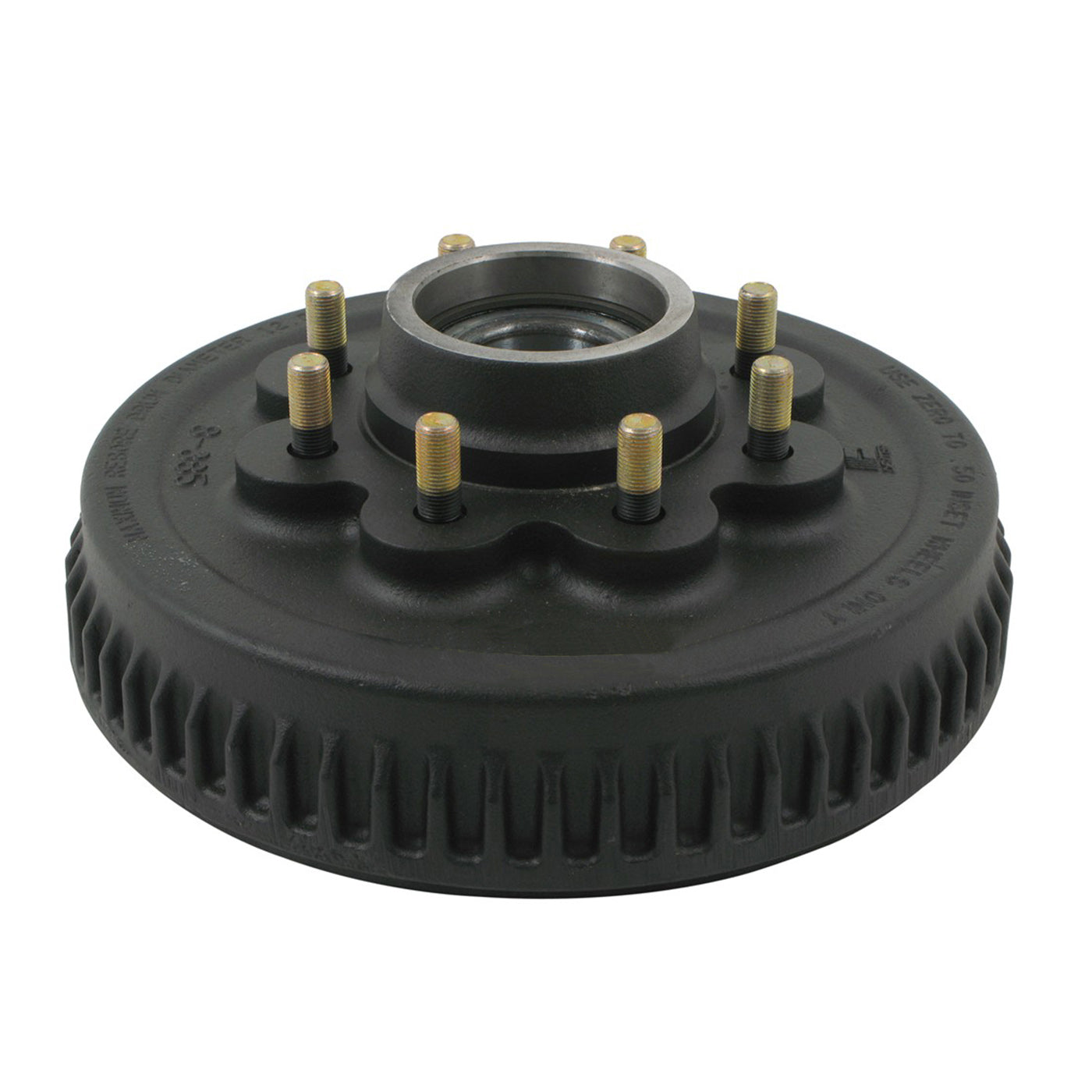 Tambour 12" x 2" 8 goujons 9/16" B.C. 6,5" 7K Nev-R-Lube seul DEXTER - RecreaShop