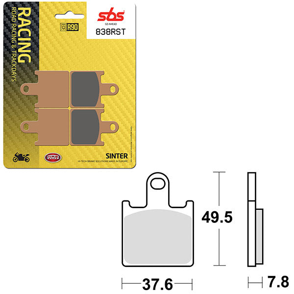 SBS ROAD RACING & TRACKDAYS SINTER BRAKE PAD (6470838100)