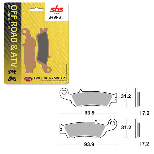 SBS EVO SINTER BRAKE PAD (6280840100)