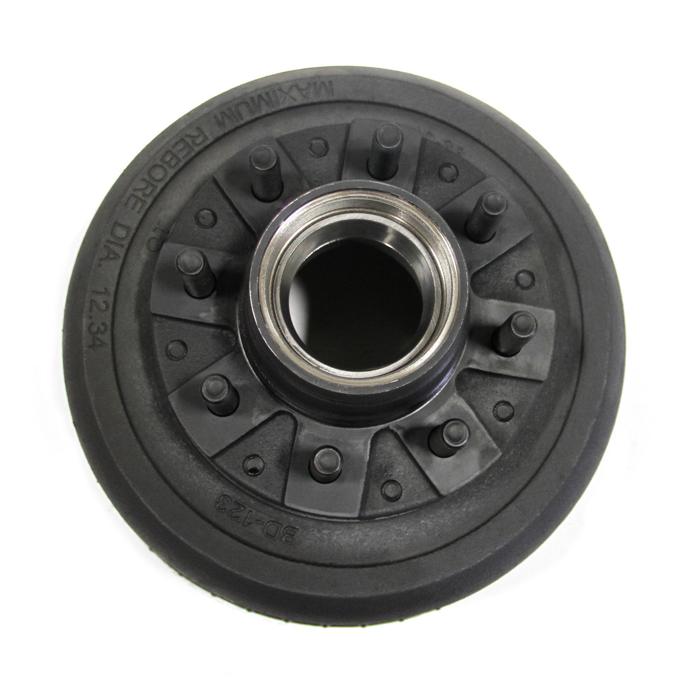Tambour/moyeu 12 1/4" x 3 3/8" 8 goujons 5/8" B.C. 6,5" 9K-10K GD seul FRAMECO - RecreaShop