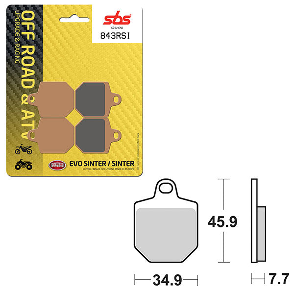 SBS EVO SINTER BRAKE PAD (6280843100)
