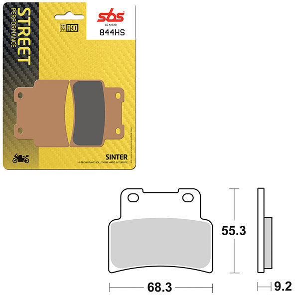 SBS PERFORMANCE HS SINTER BRAKE PAD (6250844100)