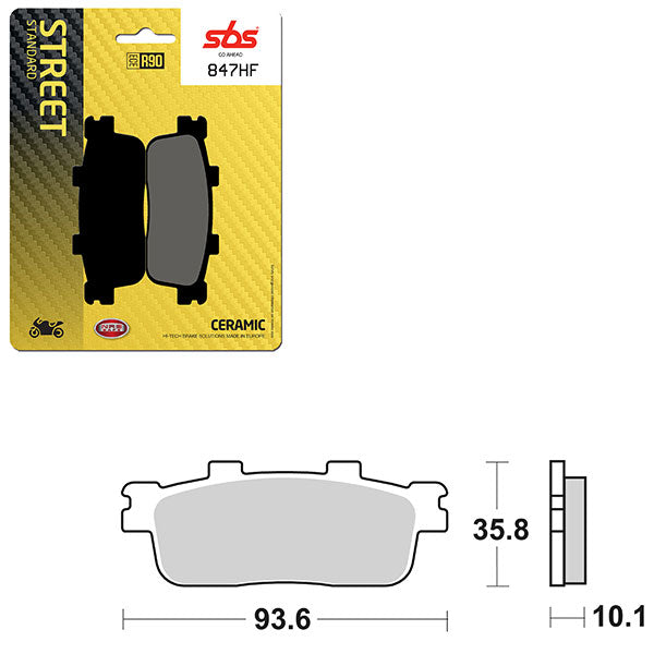 SBS ATV/UTV CERAMIC BRAKE PAD (6190847100)