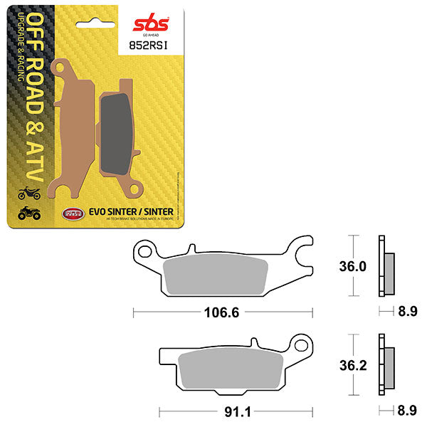 SBS EVO SINTER BRAKE PAD (6280852100)