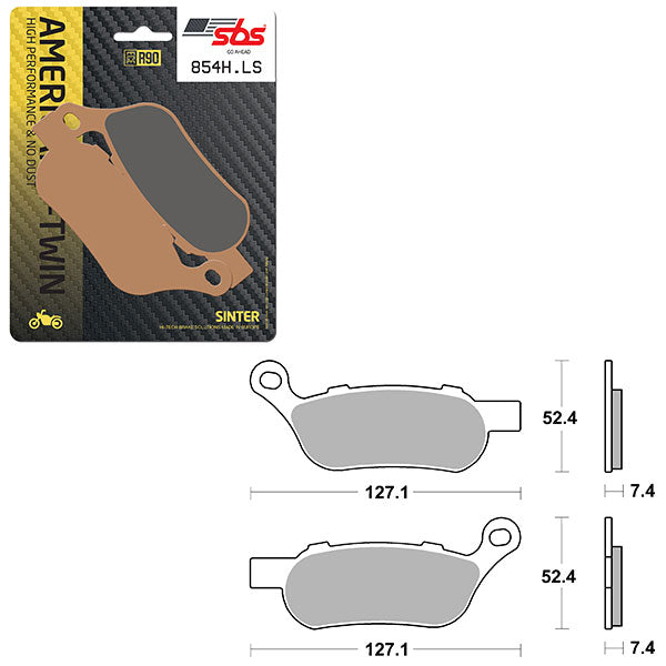 SBS HIGH PERFORMANCE & NO DUST SINTER BRAKE PAD (6560854100)