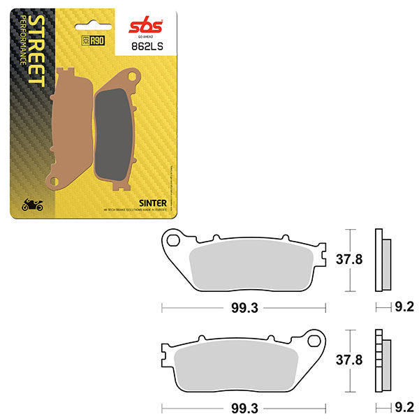 SBS PERFORMANCE LS SINTER BRAKE PAD (6260862100)