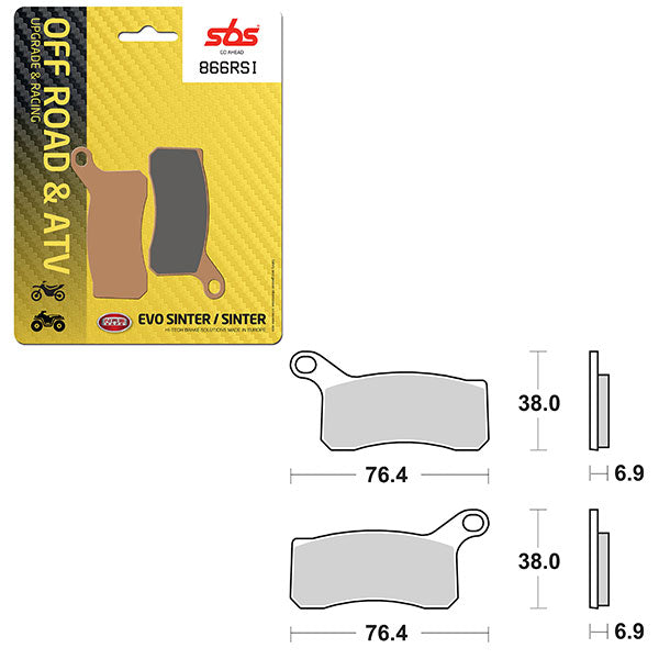 SBS EVO SINTER BRAKE PAD (6280866100)