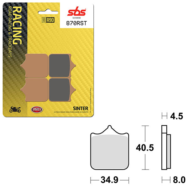 SBS ROAD RACING & TRACKDAYS SINTER BRAKE PAD (6470870100)