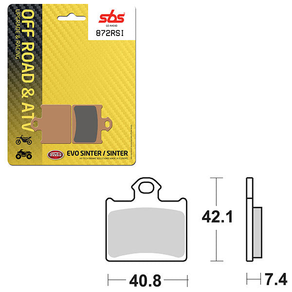 SBS EVO SINTER BRAKE PAD (6280872100)