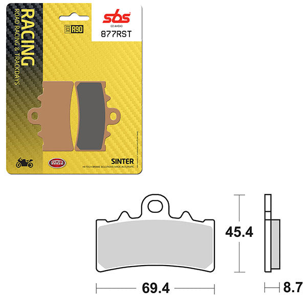 SBS ROAD RACING & TRACKDAYS SINTER BRAKE PAD (6470877100)