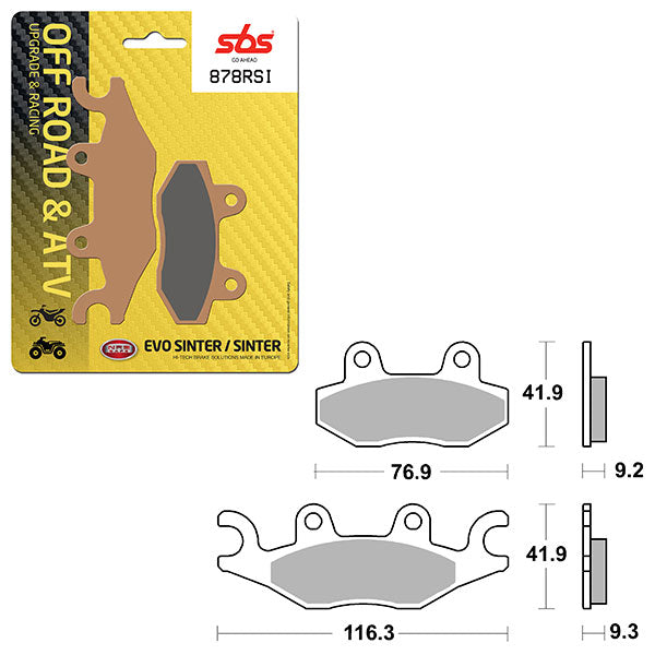 SBS EVO SINTER BRAKE PAD (6280878100)