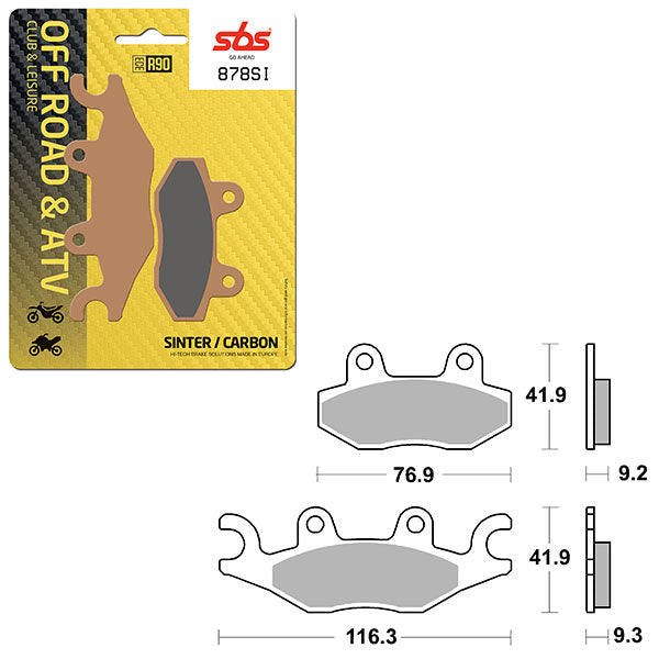 SBS ATV/UTV SINTER BRAKE PAD (6240878100)