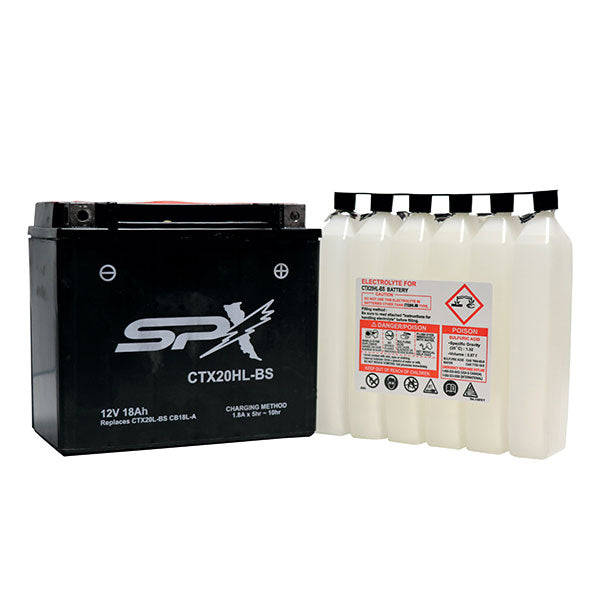 SPX HIGH PERFORMANCE BATTERY & ACID (CTX20HL-BS)