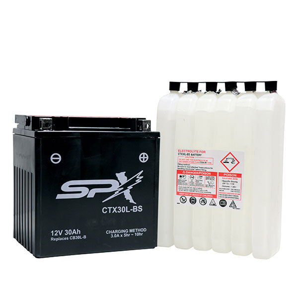 SPX HIGH PERFORMANCE BATTERY & ACID (CTX30L-BS)