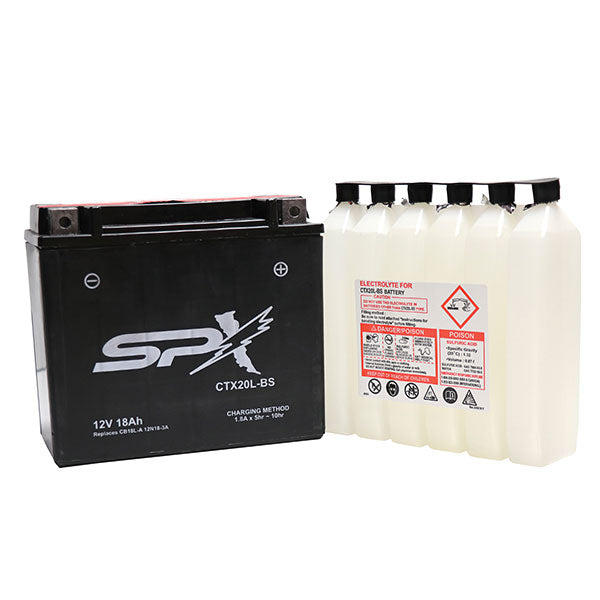 SPX HIGH PERFORMANCE BATTERY & ACID (CTX20L-BS)