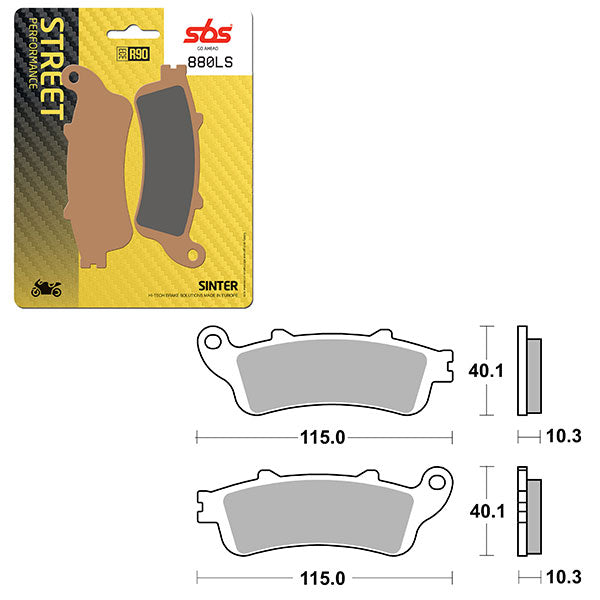 SBS PERFORMANCE LS SINTER BRAKE PAD (6260880100)