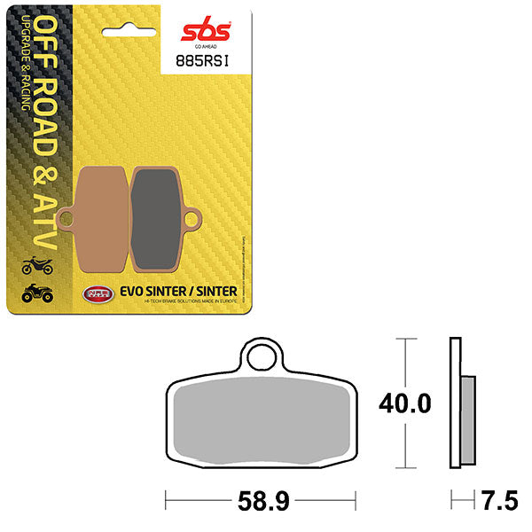 SBS EVO SINTER BRAKE PAD (6280885100)