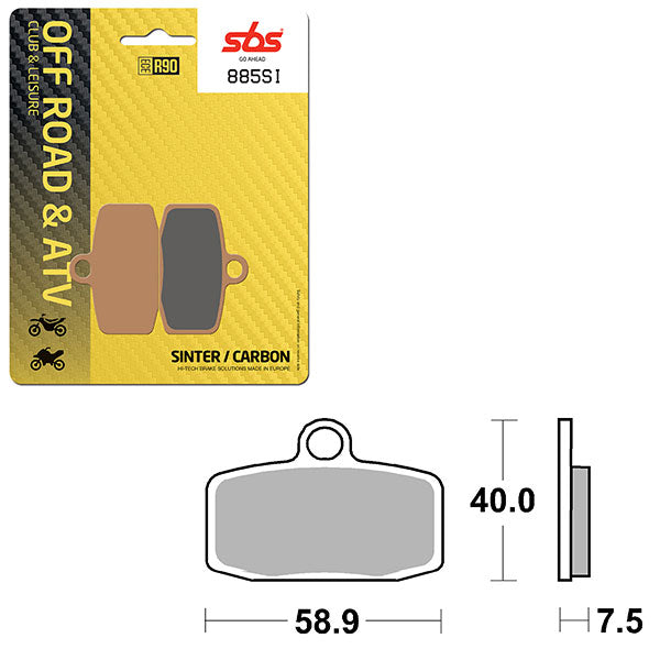 SBS ATV/UTV SINTER BRAKE PAD (6240885100)