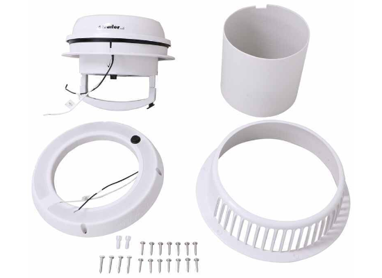 MAXXFAN DOME PLUS, 6" FAN, LED, WHITE - Récréashop