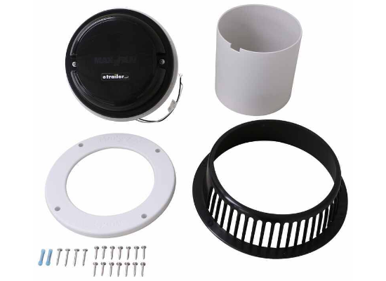 MAXXFAN DOME, 6" FAN, BLACK - Récréashop