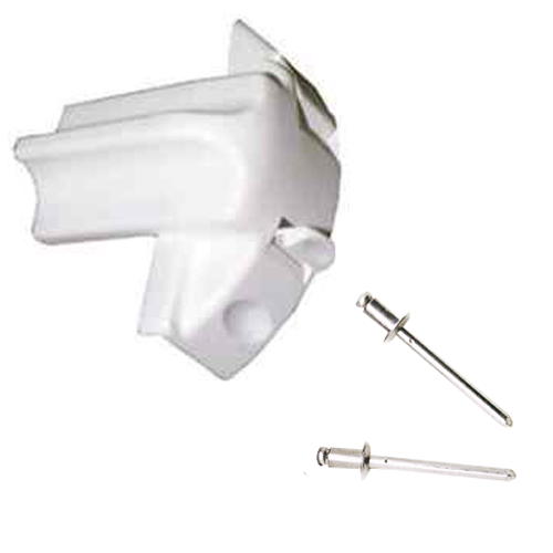 STORAGE LOCK w/RIVET-WHIT - Récréashop