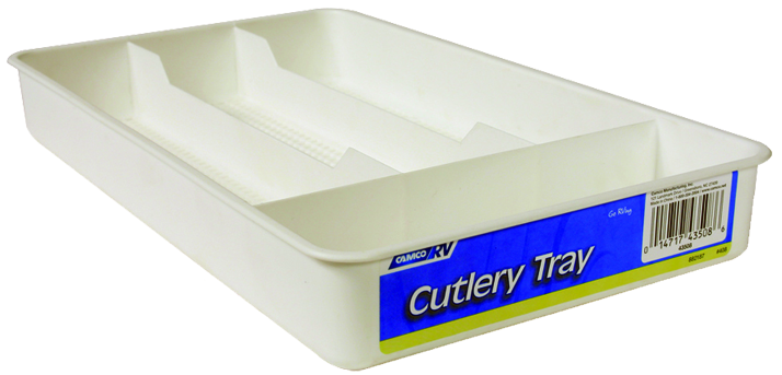 CUTLERY TRAY, WHITE 43508 - Récréashop