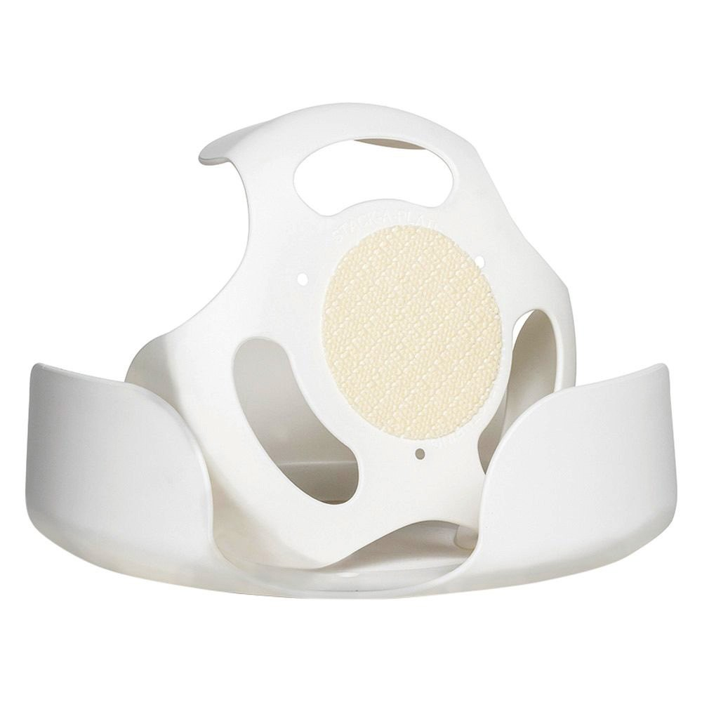 STACK A PLATE, BRIGHT WHIT - Récréashop