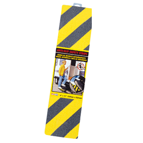 YELLOW/BLACK GRIT STRIP-( - Récréashop