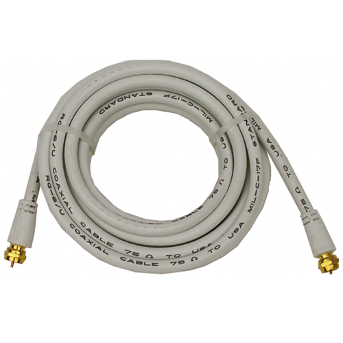 COAXIAL CABLE w/ENDS RG6U - Récréashop