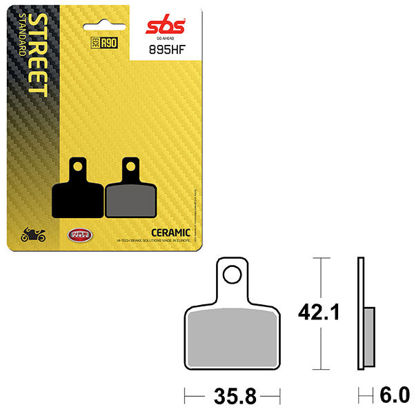 SBS ATV/UTV CERAMIC BRAKE PAD (6190895100)