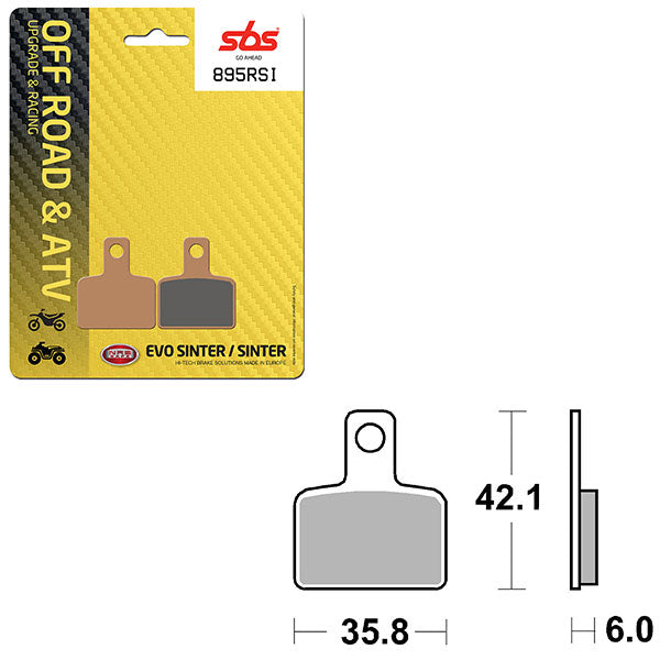 SBS EVO SINTER BRAKE PAD (6280895100)
