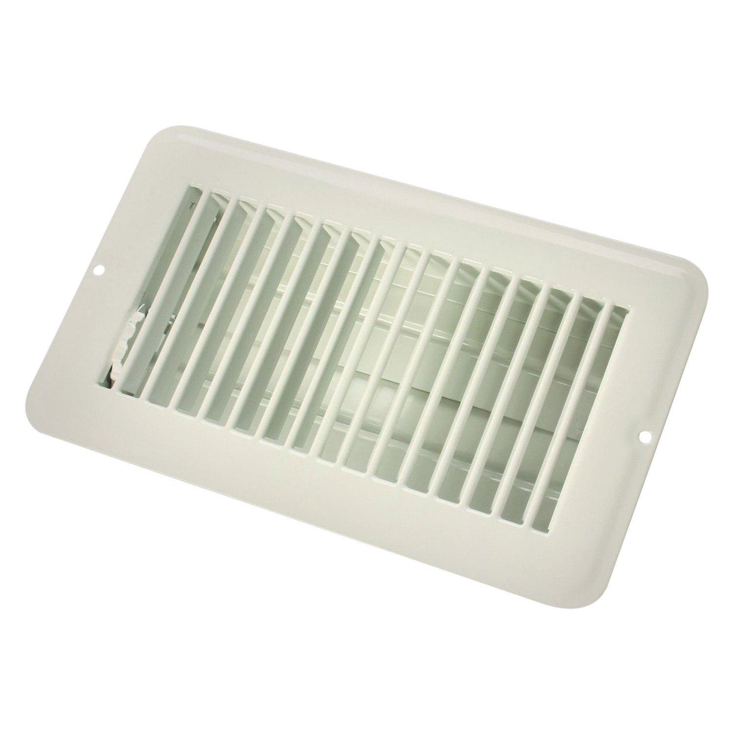 FLOOR REGISTER 4"X8" WHITE - Récréashop