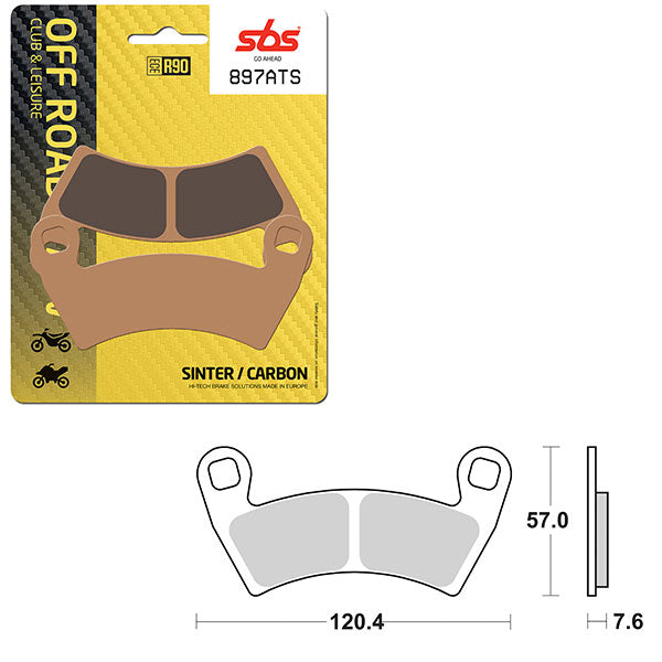 SBS SINTER BRAKE PAD (6460897100)