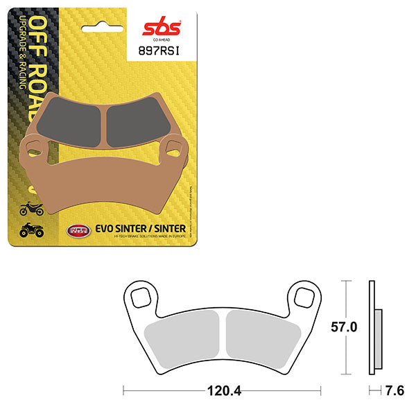 SBS EVO SINTER BRAKE PAD (6280897100)