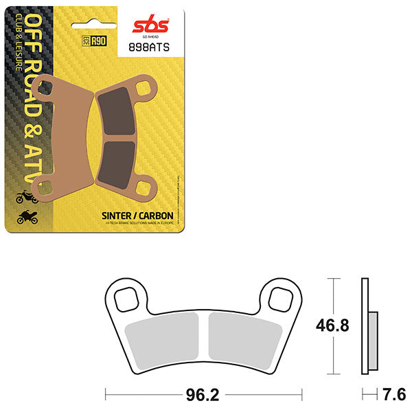 SBS SINTER BRAKE PAD (6460898100)